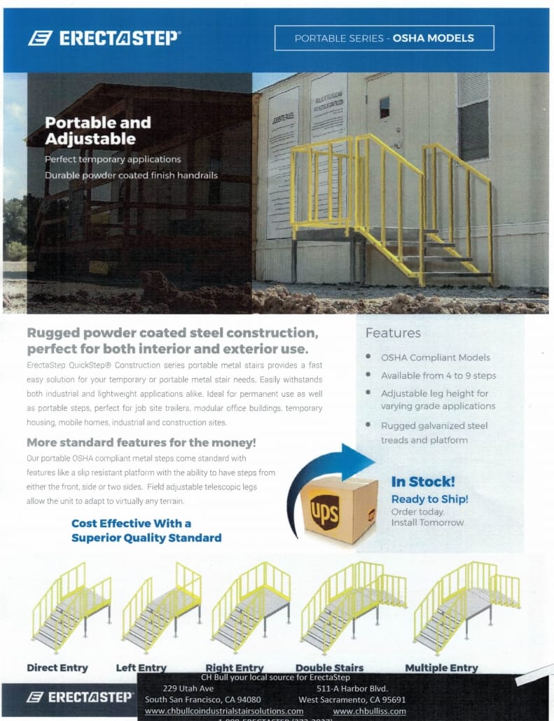 ERECTASTEP PORTABLE STAIRS OSHA-1
